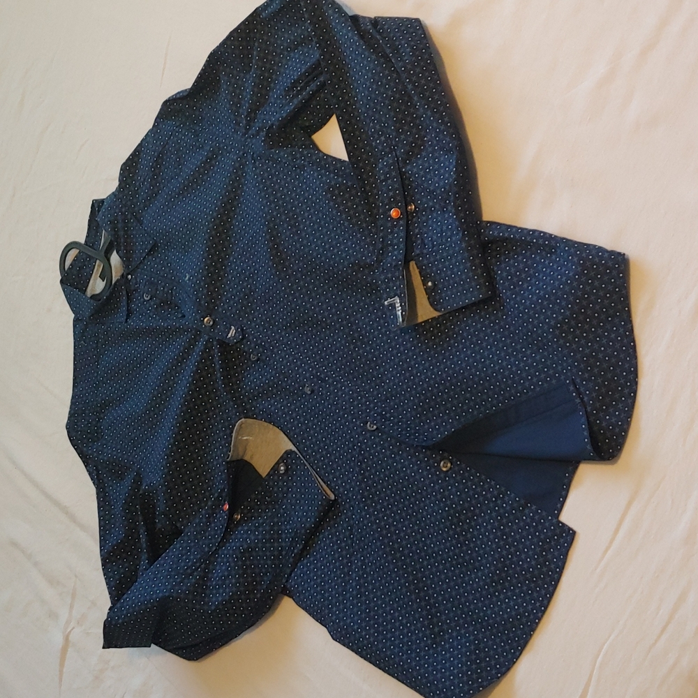 Diesel Blue Button Up Shirt